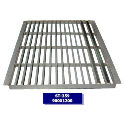 Neliötankoritilä ST-359 Itsekantava 900x1200 Rakoväli 40mm